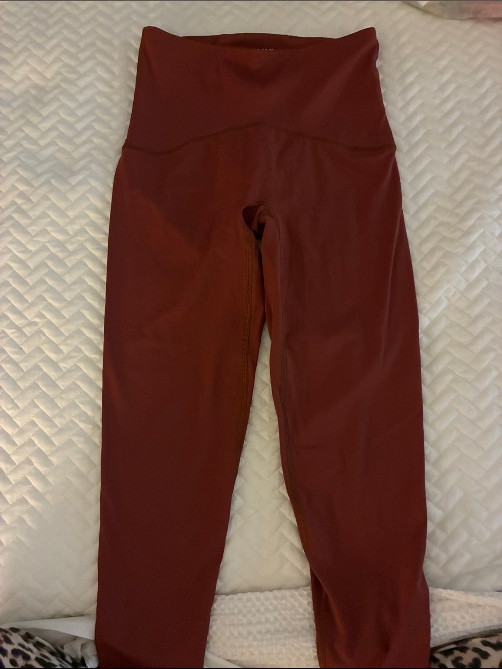 Spanx Booty Boost High-Waist burnt Orange Leggings medium